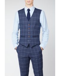 Antique Rogue - Tweed Overcheck Waistcoat - Lyst