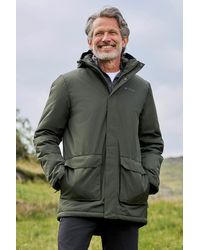 Mountain Warehouse - 'Ranger' Padded Parka Jacket With Adjustable Hood Water Resistant Coat Polyamide - Lyst
