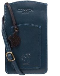 Conkca - 'Siren' Snorkel Leather Cross Body Phone Bag - Lyst