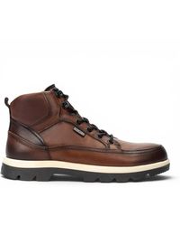 Pikolinos - Leather Lace-Up Ankle Boots - Lyst