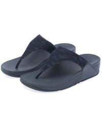 Fitflop - Fit Flop Glitz Toe Post Sandals - Lyst