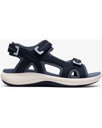 Clarks - Mira Free Nubuck Sandals - Lyst