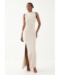 MissPap - High Neck Cowl Back Bridesmaid Dress - Lyst