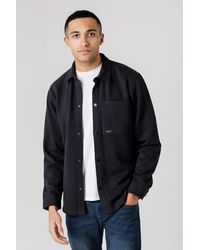 Tokyo Laundry - Cotton Blend Brush-Back Fleece Long Sleeve Shirt - Lyst