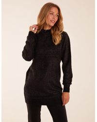 Blue Vanilla - High Neck Long Jumper - Lyst