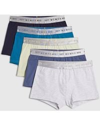 River Island - Trunks Multi Colour 5 Pack Mcmxii Print Underwear - Lyst
