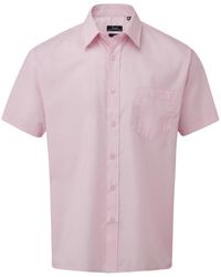 PREMIER - Short Sleeve Poplin Shirt - Lyst
