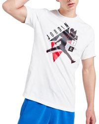 Nike - Fd7301 Air Jordan Graphic Crew Neck T Shirts Athletic Cotton Retro Tee - Lyst