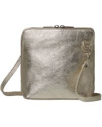 Woodland Leathers - Italian Vera Pelle Leather Crossbody Bag - Lyst