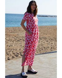Threadbare - Cotton Jersey 'Natasha' Maxi Dress With Pockets - Lyst