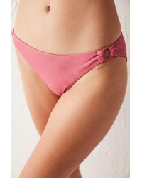 Penti - Low-Waist Ribbed Hipster Bikini Bottoms - Lyst