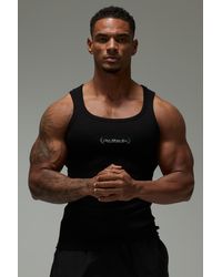BoohooMAN - One More Rep Muscle Ribbed Vest - Lyst