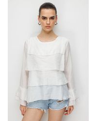 MixRay - Elastane Blouse - Lyst