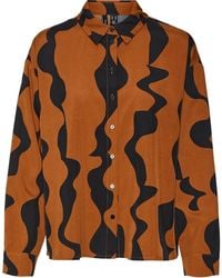 Vero Moda - Regular Fit Long Sleeve Shirt - Lyst