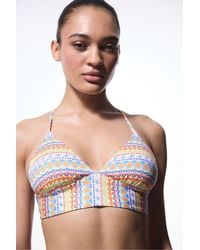 Penti - Ila Reversible Halter Neck Bikini Top - Lyst