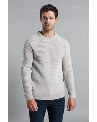Kensington Eastside - Two Tone Colour Block Crew Neck Jumper - Lyst