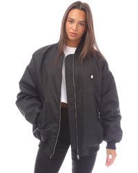 HUGO - Flesaine-1 Oversized-fit Bomber Jacket - Lyst