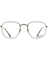 Ray-Ban - Square Arista Rx6448 Hexagonal Metal - Lyst