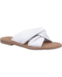 Hush Puppies - Amy Wide Fit Leather Sandals - Lyst
