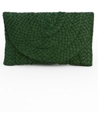 Blue Vanilla - Woven Clutch Bag - Lyst