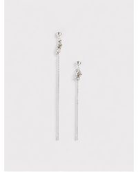 Justine Clenquet - Clenquet Mia Palladium-Plated Brass Earrings - Lyst