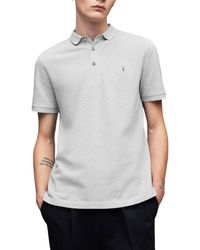 AllSaints - Reform Polo Shirt Summer Casual T Shirts - Lyst
