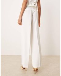 Nobody's Child - Jax Crepe Wide Leg Tailored Trousers Co-Ord - Lyst