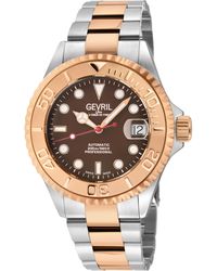 Gevril - Wall Street 4753B Swiss Automatic Sellita Sw200 316L Stainless Steel Case Dial Watch - Lyst