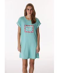 Penti - Hailey Slogan Printed Short Sleeve Nightdress - Lyst