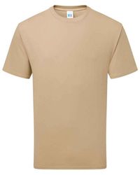 Russell - Adult Super Ringspun Cotton Classic T-Shirt - Lyst
