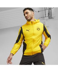 PUMA - Borussia Dortmund Pre-Match Football Jacket - Lyst