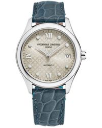 Frederique Constant - Frédérique Watch Fc-303Lgd3B6 Leather (Archived) - Lyst