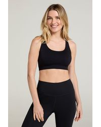 Mountain Warehouse - Antibacterial Seamless Bra Stretchy Racerback Sports Bralette Polyamide - Lyst