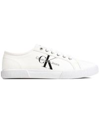 Calvin Klein - Recycled Canvas Trainers - Lyst