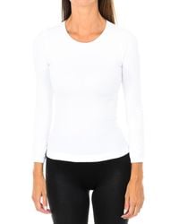 Intimidea - Texas T-Shirt Met Lange Mouwen En Ronde Hals 210262 - Lyst