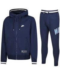 Nike - Air Full Zip Fleece Varsity Tracksuit - Lyst
