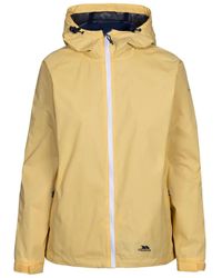 Trespass - Dames Tayah Ii Waterdichte Shell Jas (licht Maïs) - Lyst