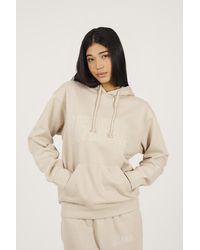 Brave Soul - Embroidered Hoodie Cotton - Lyst