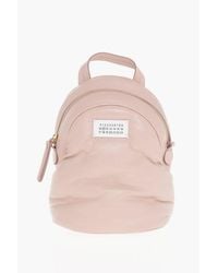 Maison Margiela - Mm11 Gewatteerde Leren Glam Slam-rugzak Met Schouderband In Roze - Lyst
