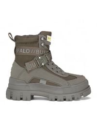 Buffalo - Damen Chunky Plateau-Kampfstiefel Mit Hohem Knöchelumfang - Lyst