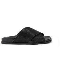 Kurt Geiger - Fabric Footbed Sandal Sandals - Lyst