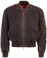 Off-White c/o Virgil Abloh - Diag Tab Vintage Bomber Jacket Polyamide - Lyst