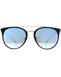 Guess - Round Mirror Sunglasses - Lyst