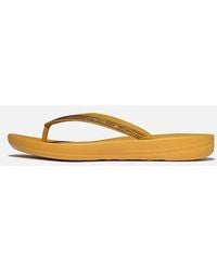 Fitflop - Iqushion Sparkle Turmeric Flip Flops - Lyst