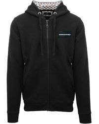 Aquascutum - Box Gothic Logo Zip-Up Hoodie - Lyst