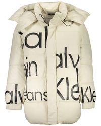 Calvin Klein - Jassen ,Polyester Bold Disrupted Logo Jacket - Lyst
