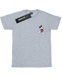 Disney - Mickey Mouse Kickin Retro Chest T-shirt - Lyst