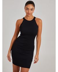 Pink Vanilla - Racer Back Ribbed Mini Dress - Lyst