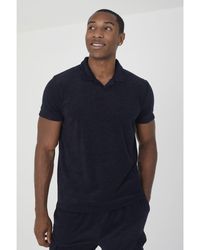 Brave Soul - 'Erikson' Short Sleeve Towelling Open Collar Polo Shirt - Lyst