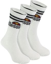 Ellesse - 3 Pack Vulloni Jacquard Logo Sport Socks - Lyst